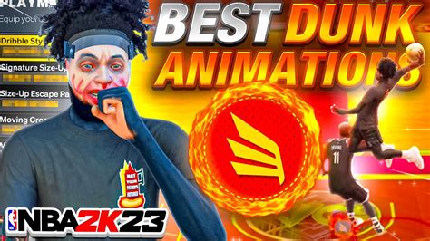 BEST DUNK PACKAGES ANIMATIONS FOR PLAYMAKER In NBA 2K23 HOW TO GET