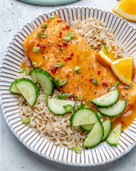 Sweet Spicy Saucy Orange Salmon For A Fast And Easy Dinner Recipe Clean Food Crush Clean