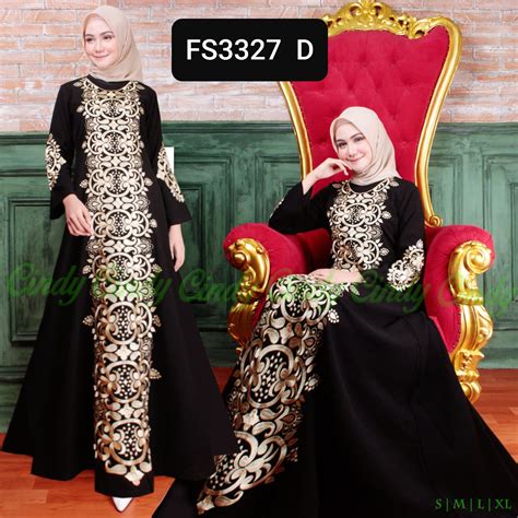 Baju Gamis Abaya Fs3327 Fika Shop