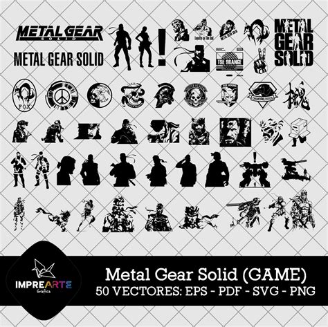 50 Metal Gear Solid Vectors game - Etsy