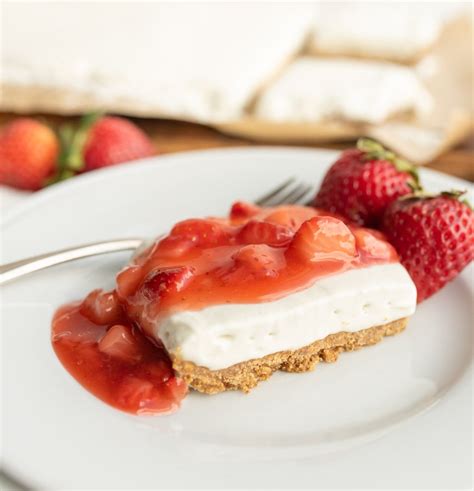 Easy DessertNo Bake Strawberry Cheesecake Barbara Bakes