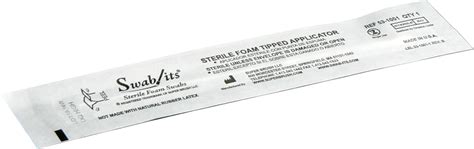 6 Premium Sterile Foam Tipped Applicators By Swab Its®53 1001