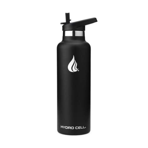 24oz Black Hydro Cell Standard Mouth Stainless Steel Water Bottle : Target