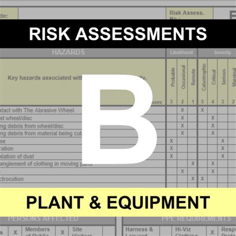 Risk Assessment B08 Use Of Other Hand Tools Equipment