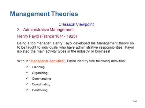 What Are The Different Types Of Management Theories