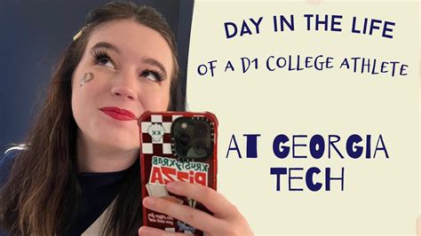 Day In The Life Of A D1 College Athlete Attending Georgia Tech Youtube