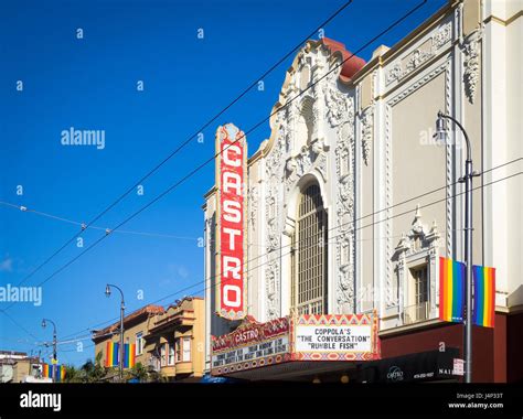 The Iconic Castro Theatre In The Castro District San Francisco