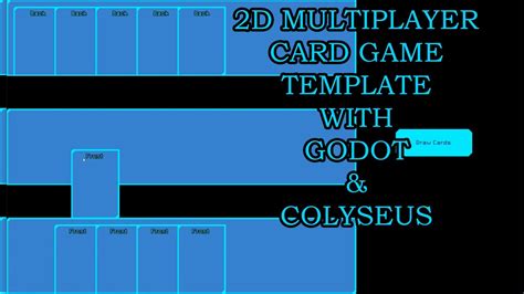 2d Multiplayer Card Game Template With Godot And Colyseus Youtube