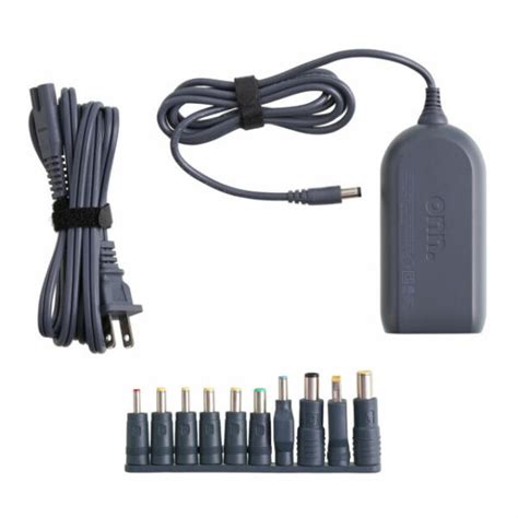 ONN ADS 65QI 19A 2 65W Universal Laptop Charger With 10 Interchangable