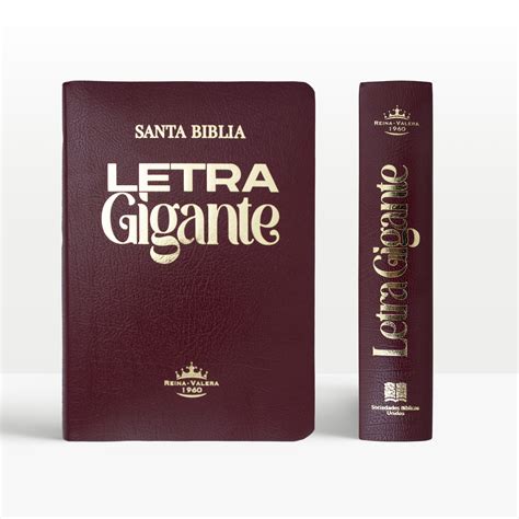 Biblia Letra Gigante Rvr Piel Fabricada Negra Rvr Giant