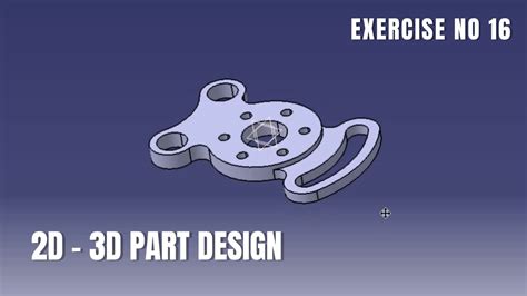 Catia Design For Beginners Exercise 16 I Catia V5 Tutorial Exercise I Part Design I Autocad