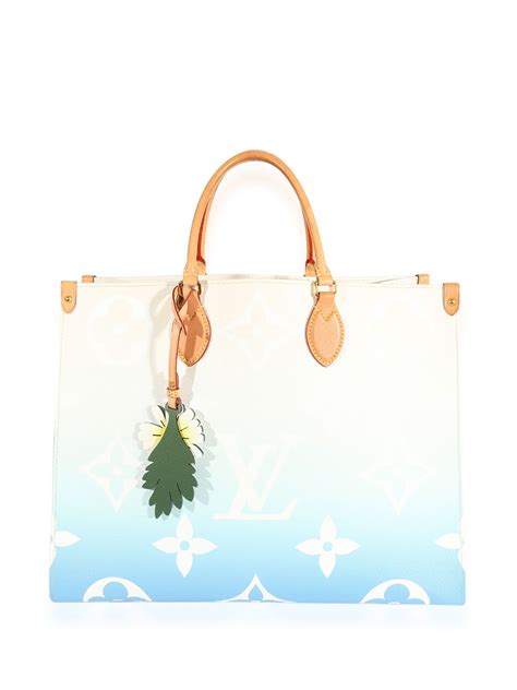 Pre Owned Louis Vuitton By The Pool Onthego Pm Tote Bag In White