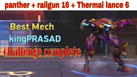 MECH ARENA Panther Railgun 16 Thermal Lance 6 Challenge Complete