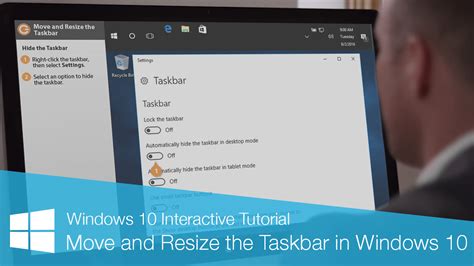 Move And Resize The Taskbar In Windows Customguide