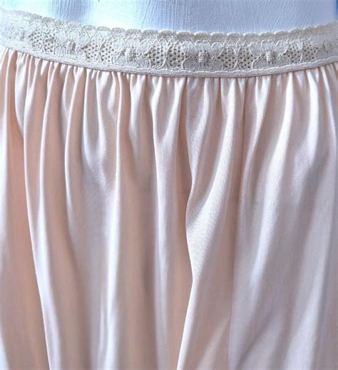 Vintage 1980 S Beige Petticoat Half Slip Lace Nylon Lingerie Osti Berlei Sz12 Etsy