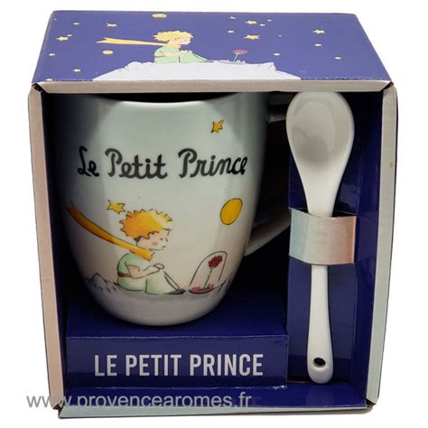 Mug avec cuillère LE PETIT PRINCE Planète rose Provence Arômes