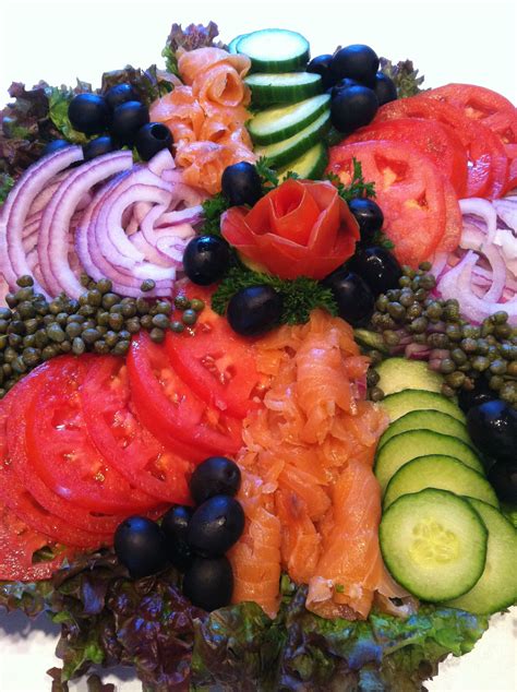 Smoked Salmon Platter Smoked Salmon Platter Salmon Platter Wedding Food