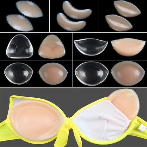 Various Type Silicone Bra Pads Women Magic Push Up Swimsuit Bra Insert