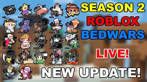 🔴 Roblox Bedwars Season 2 Update Out Now New Battle Pass Kits And