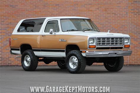 1985 Dodge Ramcharger Prospector 4x4 For Sale 83045 Mcg