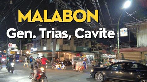 A Night Tour Of Malabon Gen Trias Cavite Philippines 4K A