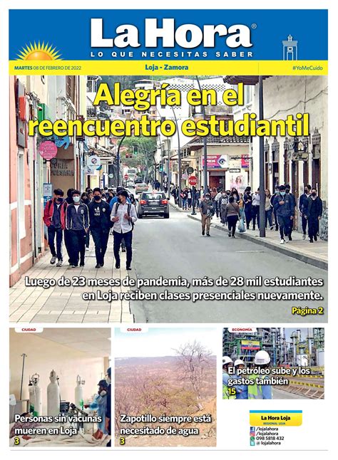 Diario La Hora Loja 08 De Febrero 2022 By LA HORA Ecuador Issuu