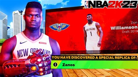 Official Zion Williamson Zanos Build Nba K Next Gen K Easter