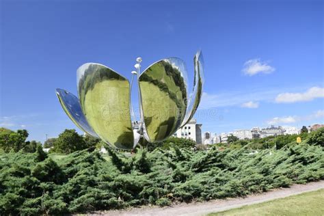 Floralis Generica Is A Sculpture Made Of Steel And Aluminum Located In