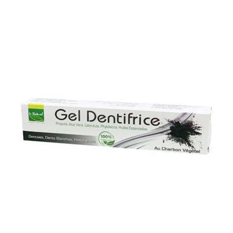 Gel Dentifrice Au Charbon V G Tal Ml Le Naturel Tunisie Bio