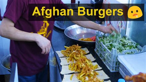 Afghanistan Street Food Delicious Pakiza Burgers In Kabul Youtube