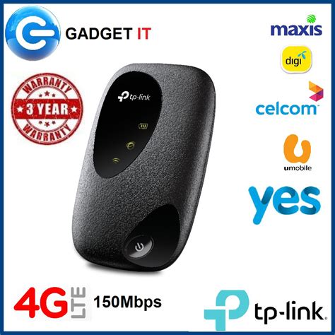 TP LINK M7200 4G LTE PORTABLE MOBILE WIFI WIRELESS 4G LTE MIFI Shopee