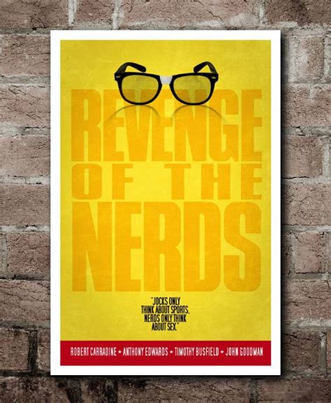 REVENGE Of The NERDS Movie Quote Poster | Etsy