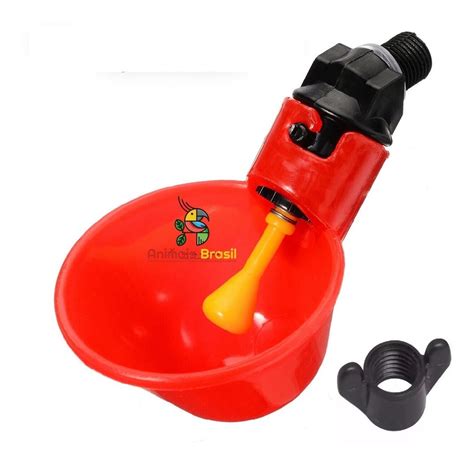 20 Bebedouro Automático Galinha Plasson Niple Nipple Aves