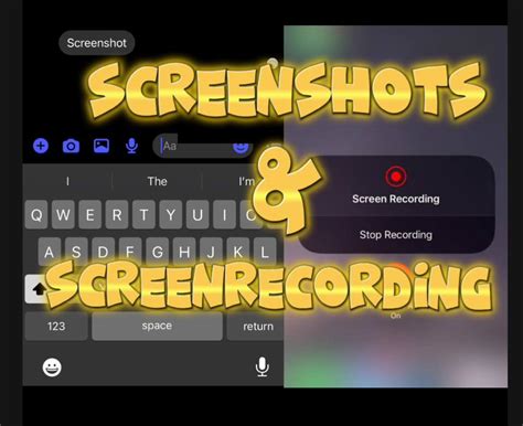 SCEENSHOTS & SCREENRECORDING