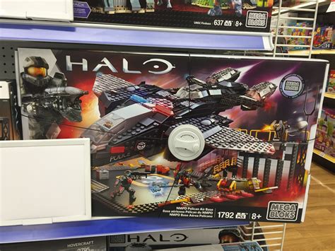 Halo Mega Bloks NMPD Pelican Air Base Set Released! - Halo Toy News