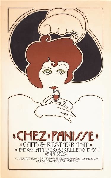 Lot Detail Chez Panisse 4 Posters By David Lance Goines 1972 1980