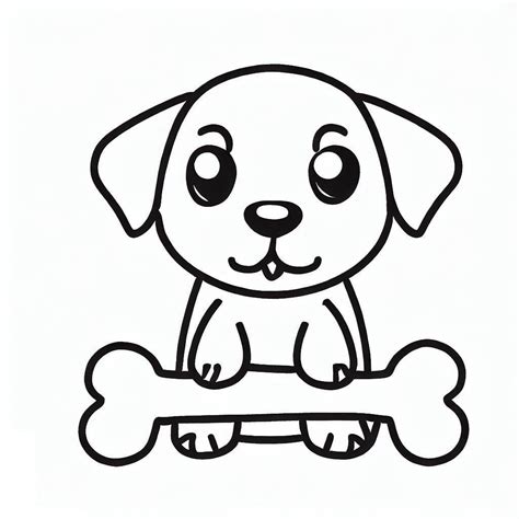 Coloriage Chien Et Os T L Charger Et Imprimer Gratuit Sur