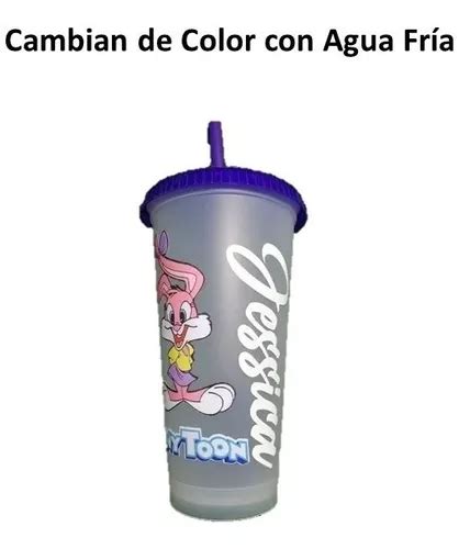 1 Vaso Mágico Con Personaje Y Nombre En Vinil Mercadolibre