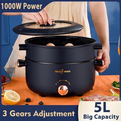 COD L Electric Cooker Non Stick Electric Pot Mini Multi Electric Pot Hot Pot Multi CookerPot