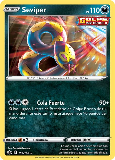 Seviper Reinado Escalofriante Tcg Wikidex La Enciclopedia Pokémon