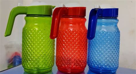 Round Plastic Water Jug For Home Capacity 1 Litre At Rs 48 Set In