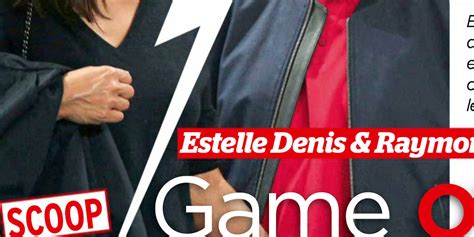 Estelle Denis Et Raymond Domenech Rupture Brutale Cette Discussion