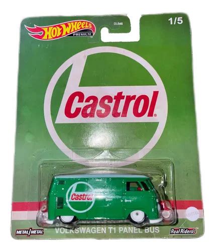 Hot Wheels Volkswagen T Panel Bus Castrol Premium Goma MercadoLibre