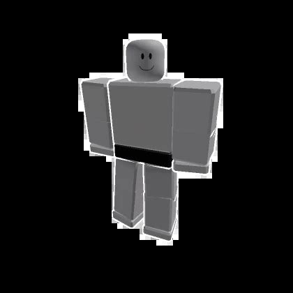 White R Blocky Outline Avatar Roblox