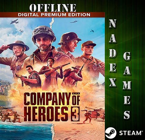 Company Of Heroes 3 Digital Premium Edition Steam Offline Nadex Games