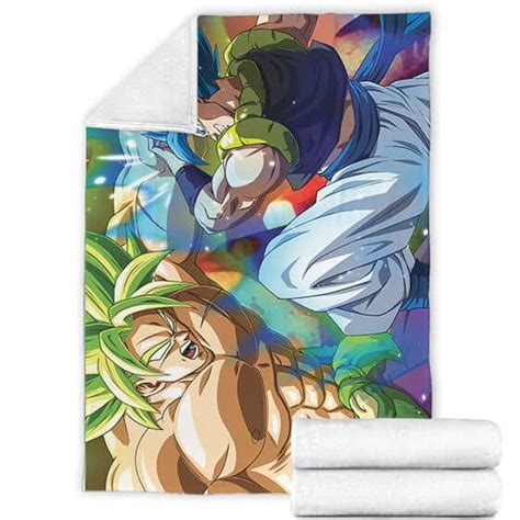 Dragon Ball Super Broly Green Ball Of Energy Blanket Saiyan Stuff