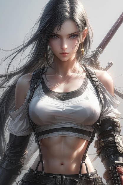 Premium Photo | Anime female warrior character