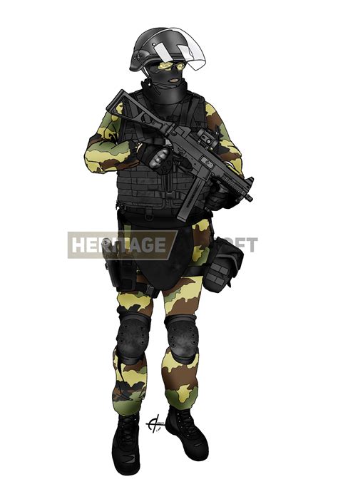 Tenue Airsoft : GIGN sites Seveso - Heritage Airsoft