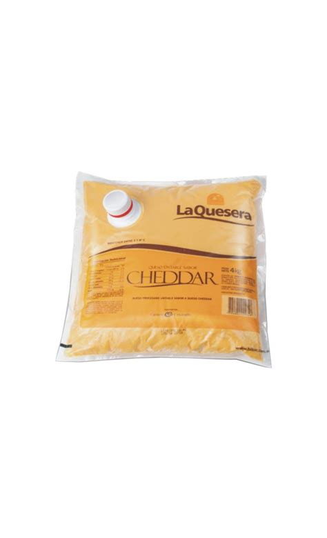 Cheddar La Quesera Pouch X Kg Mc Distribuidora Mayorista De Alimentos