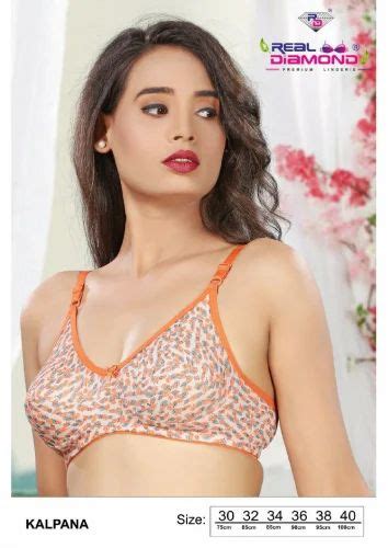 Non Padded Cotton Kalpana Print Regular B Cup Bra Plain At Rs 110 5